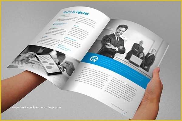 Free Annual Report Template Indesign Of Annual Report Brochure Indesign Template On Behance