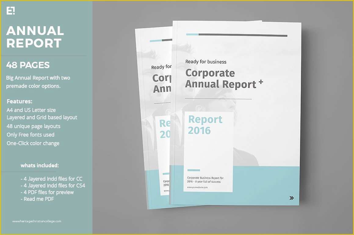 Free Annual Report Template Indesign Of Annual Report Brochure Templates Creative Market