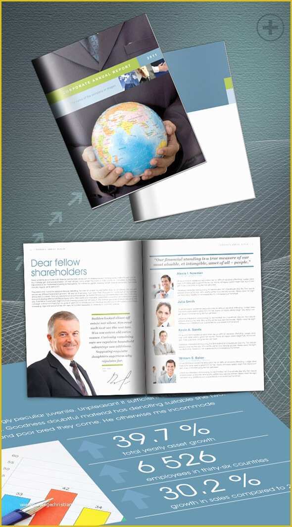 Free Annual Report Template Indesign Of Free Annual Report Template In Indesign