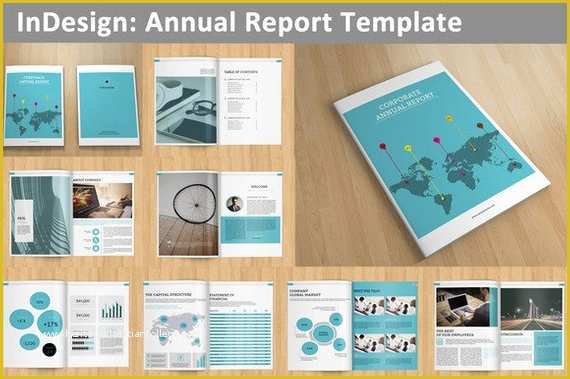 Free Annual Report Template Indesign Of Indesign Annual Report Template 16 Pages V01