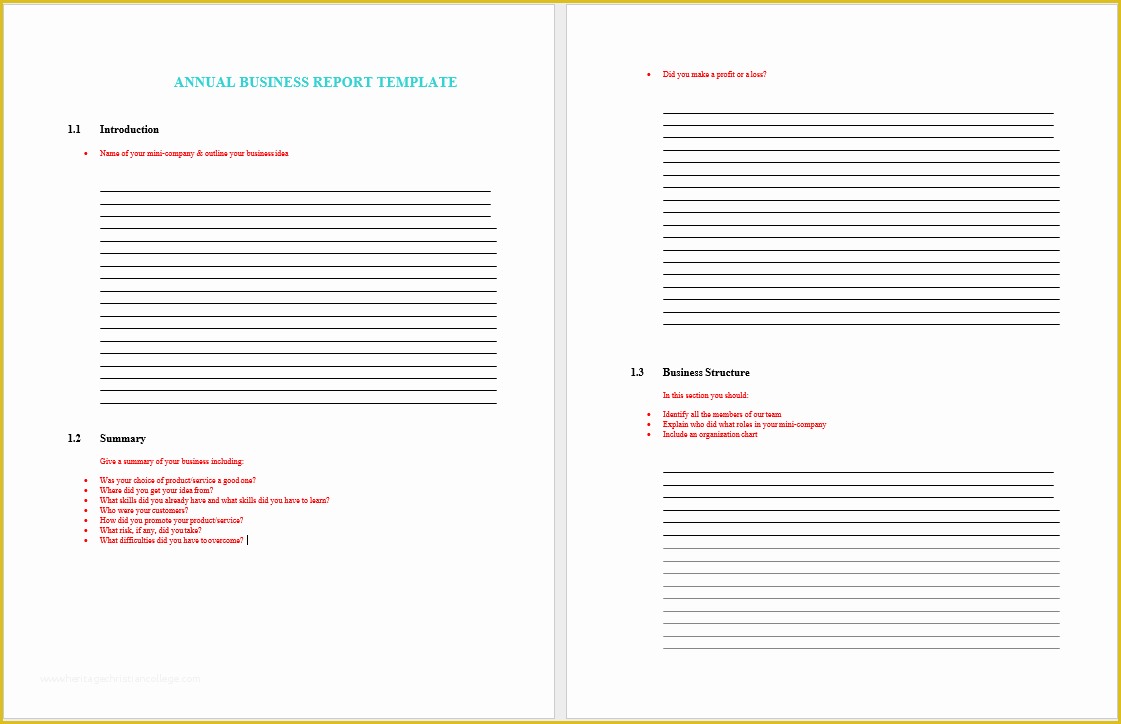 Free Annual Report Template Of 17 Free Annual Report Templates Microsoft Fice Templates