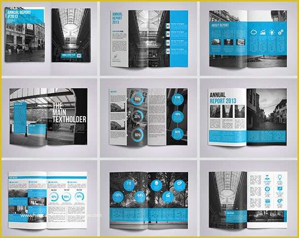 Free Annual Report Template Of 40 Best Corporate Indesign Annual Report Templates