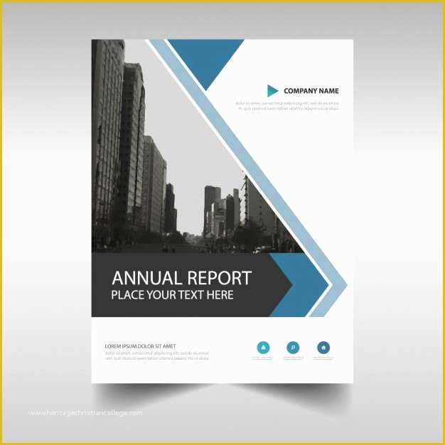Free Annual Report Template Of Abstract Annual Report Brochure Template Vector