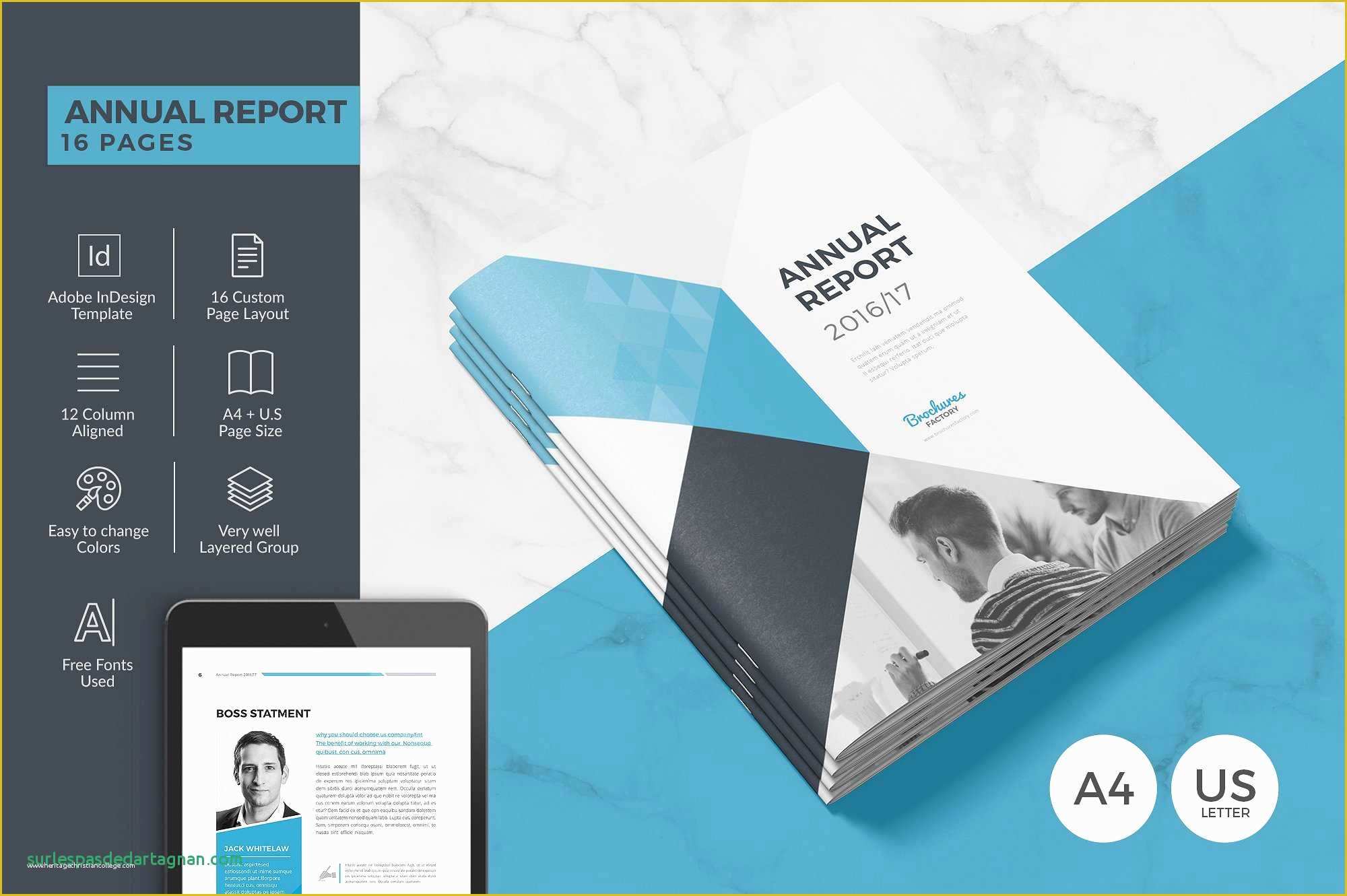 Free Annual Report Template Of Annual Report Brochure Templates Creative Market Unique