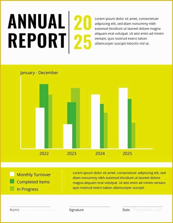Free Annual Report Template Of Annual Report Templates Word 8 Free Pdf Documents