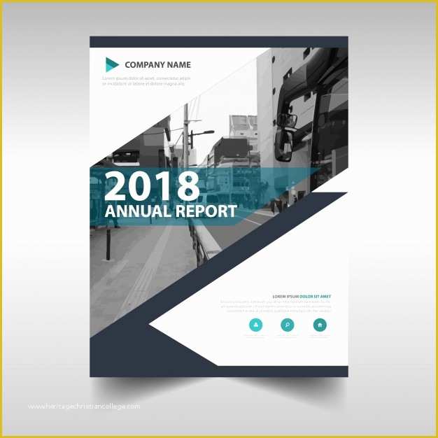 Free Annual Report Template Of Creative Annual Report Book Cover Template Vector