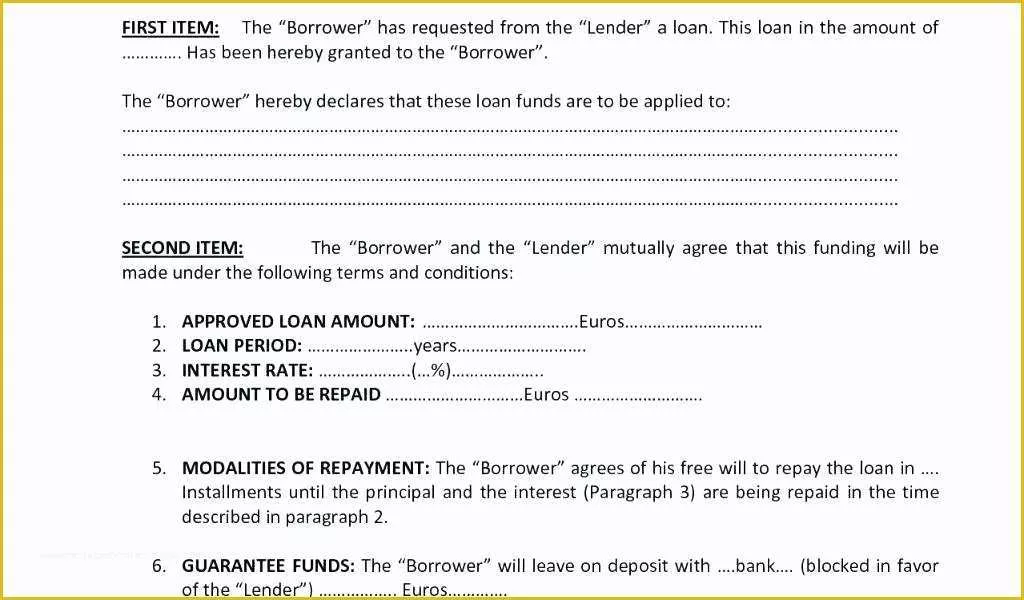 Free Anti Money Laundering Policy Template for Mortgage Brokers Of Contract Template for Borrowing Money Templates