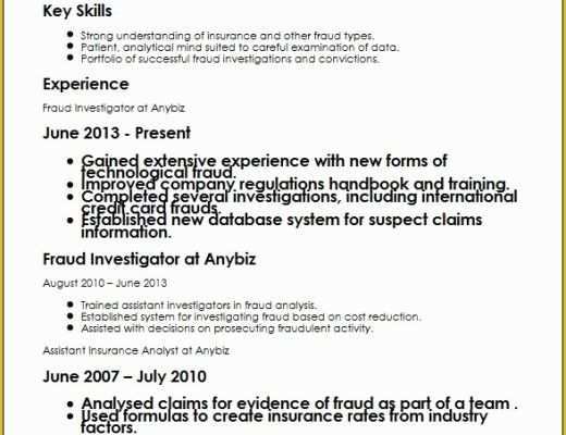 Free Anti Money Laundering Policy Template for Mortgage Brokers Of Fraud Investigator Cv Sample