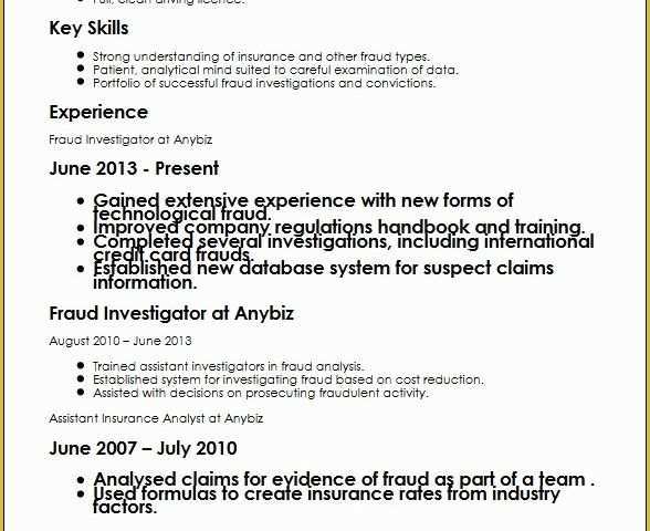 Free Anti Money Laundering Policy Template for Mortgage Brokers Of Fraud Investigator Cv Sample