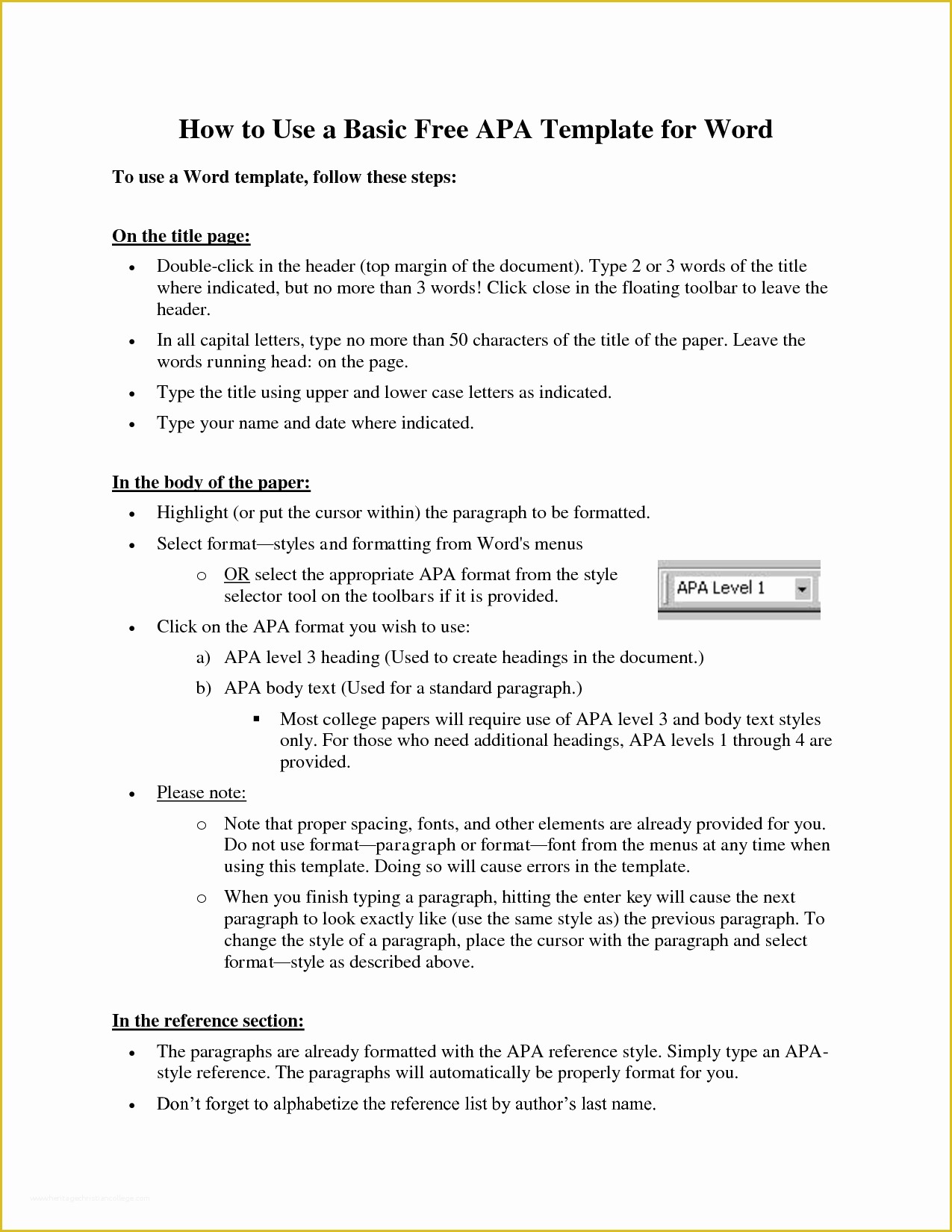 Free Apa Template for Word 2016 Of Free Apa Template Ideas Collection Apa format Ms Word