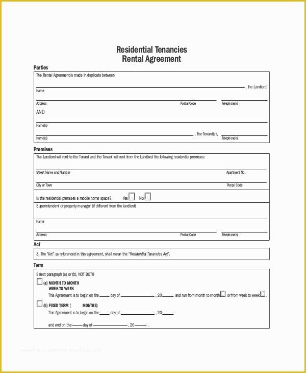 Free Apartment Lease Agreement Template Of 20 Apartment Rental Agreement Templates Free Sample