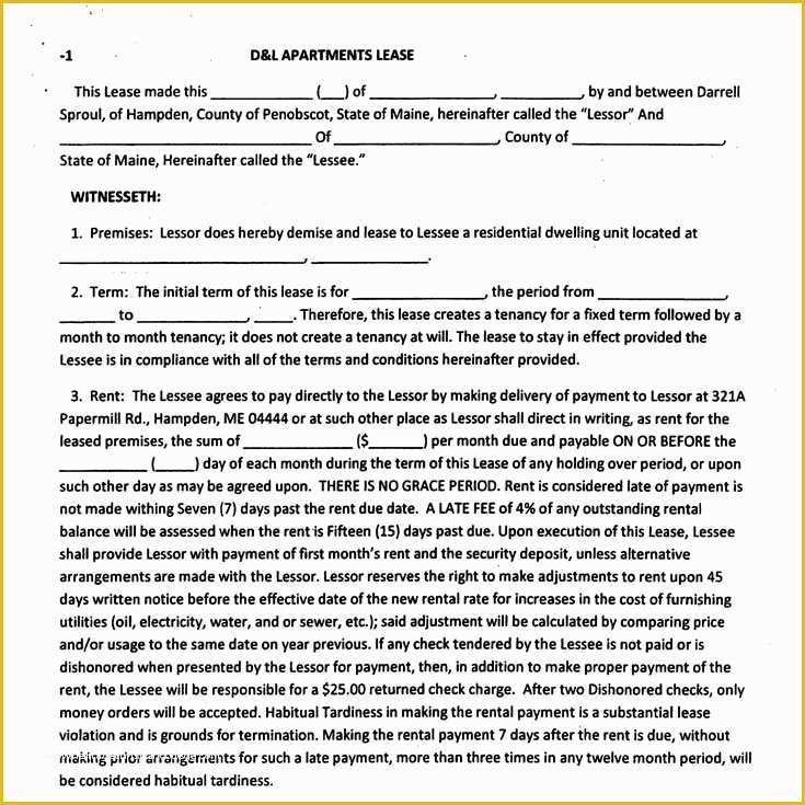 Free Apartment Lease Agreement Template Of Apartment Leases Latest Bestapartment 2018