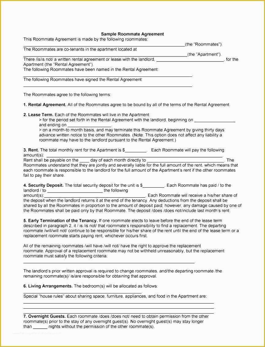 Free Apartment Lease Agreement Template Word Of Blank Rental Lease Insrenterprises Simple Apartment Lease