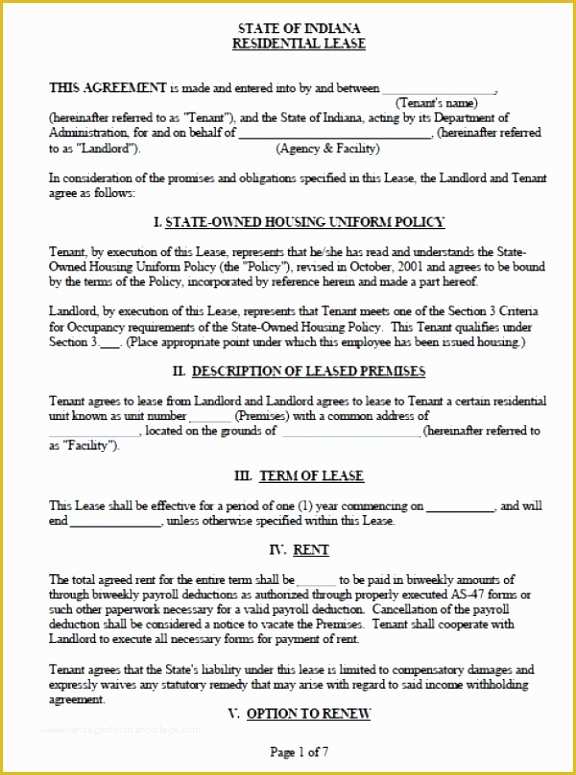 Free Apartment Lease Agreement Template Word Of Blank Rental Lease Insrenterprises Simple Apartment Lease