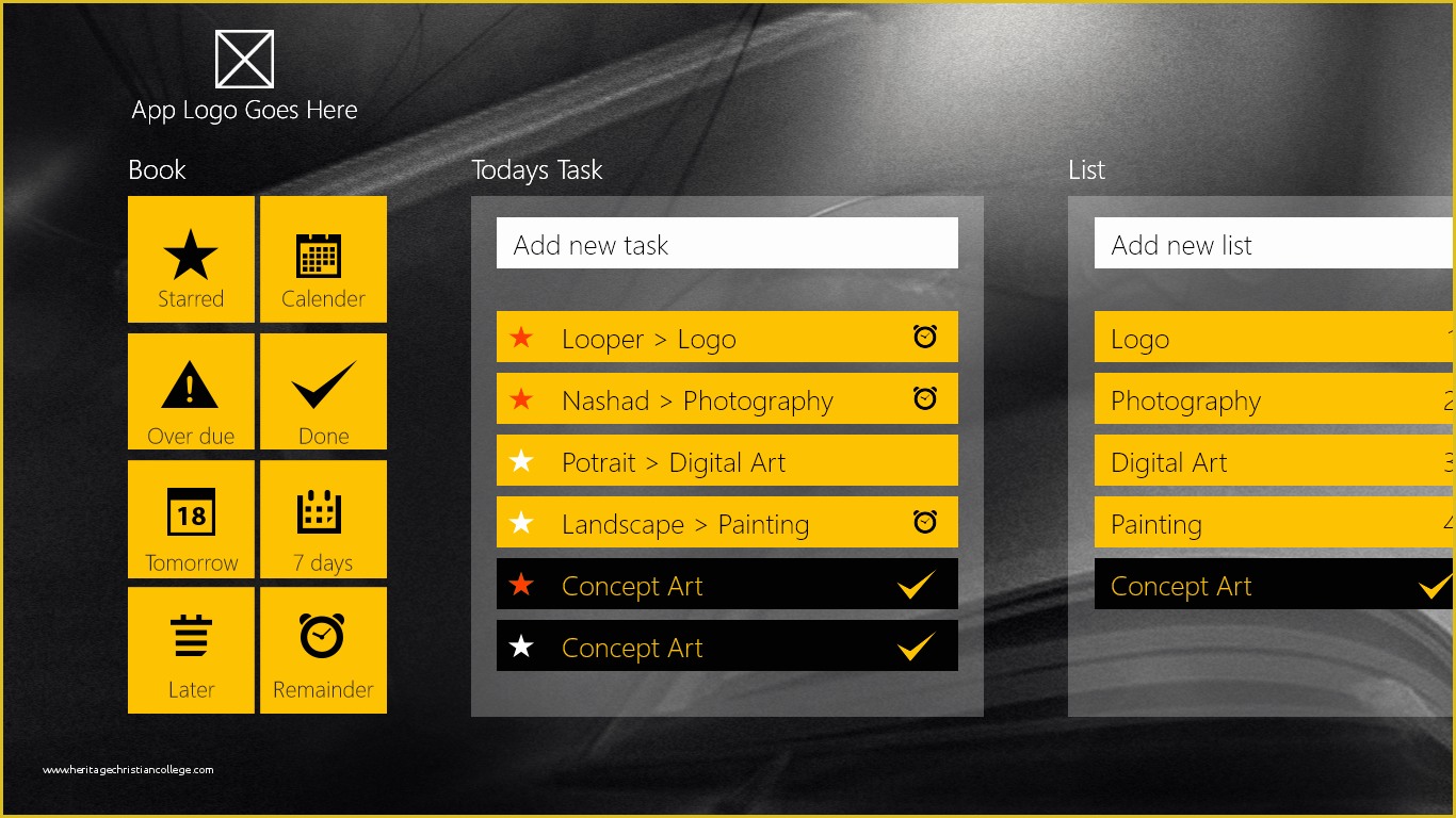Free App Design Templates Of Windows 8 Notes App Design Template