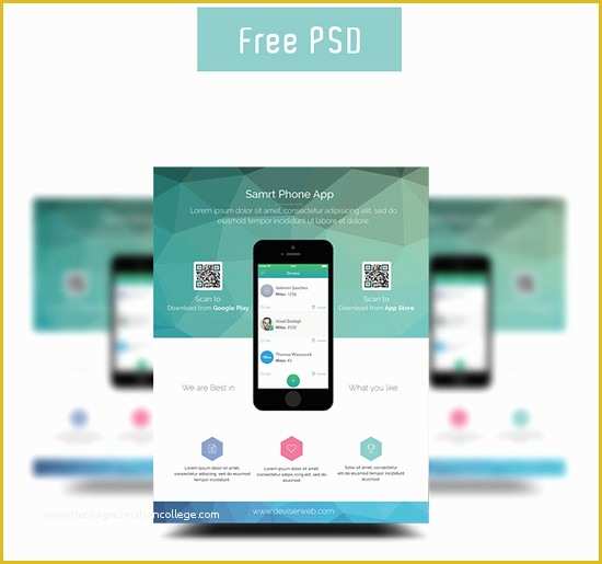 Free App Flyer Template Of 100 Best Free Psd Website Templates Of 2014