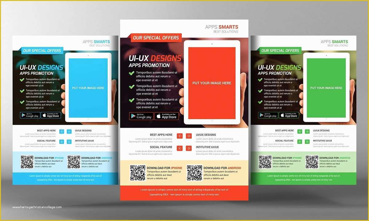 Free App Flyer Template Of 8 9 Apps Design Template