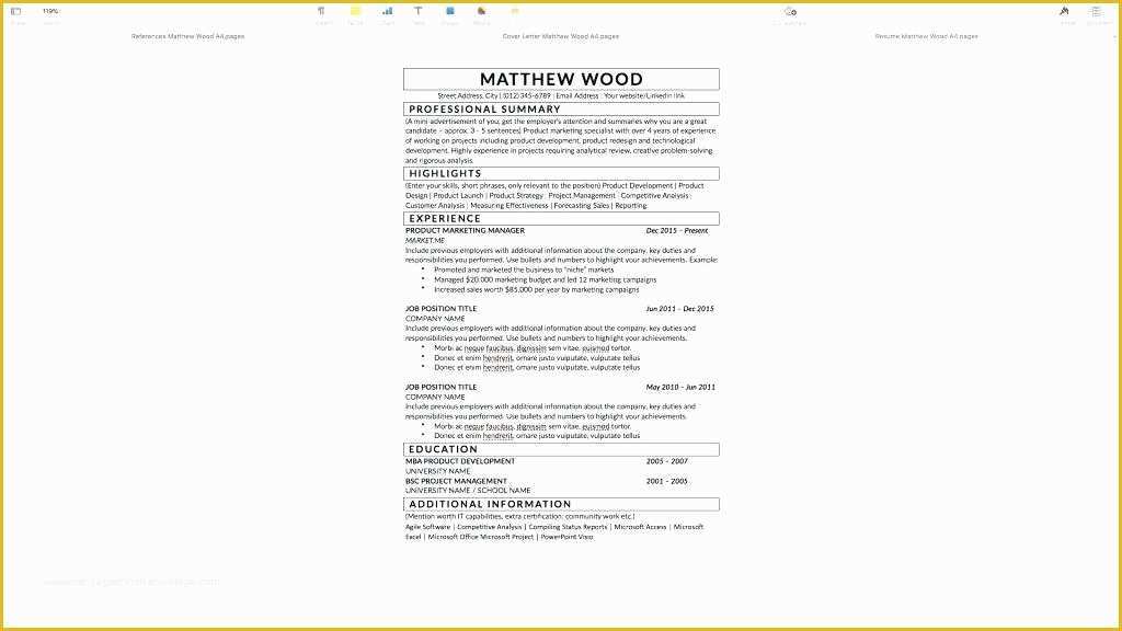 Free Apple Pages Resume Templates Of Apple Pages Resume Templates Free Apple Pages Templates
