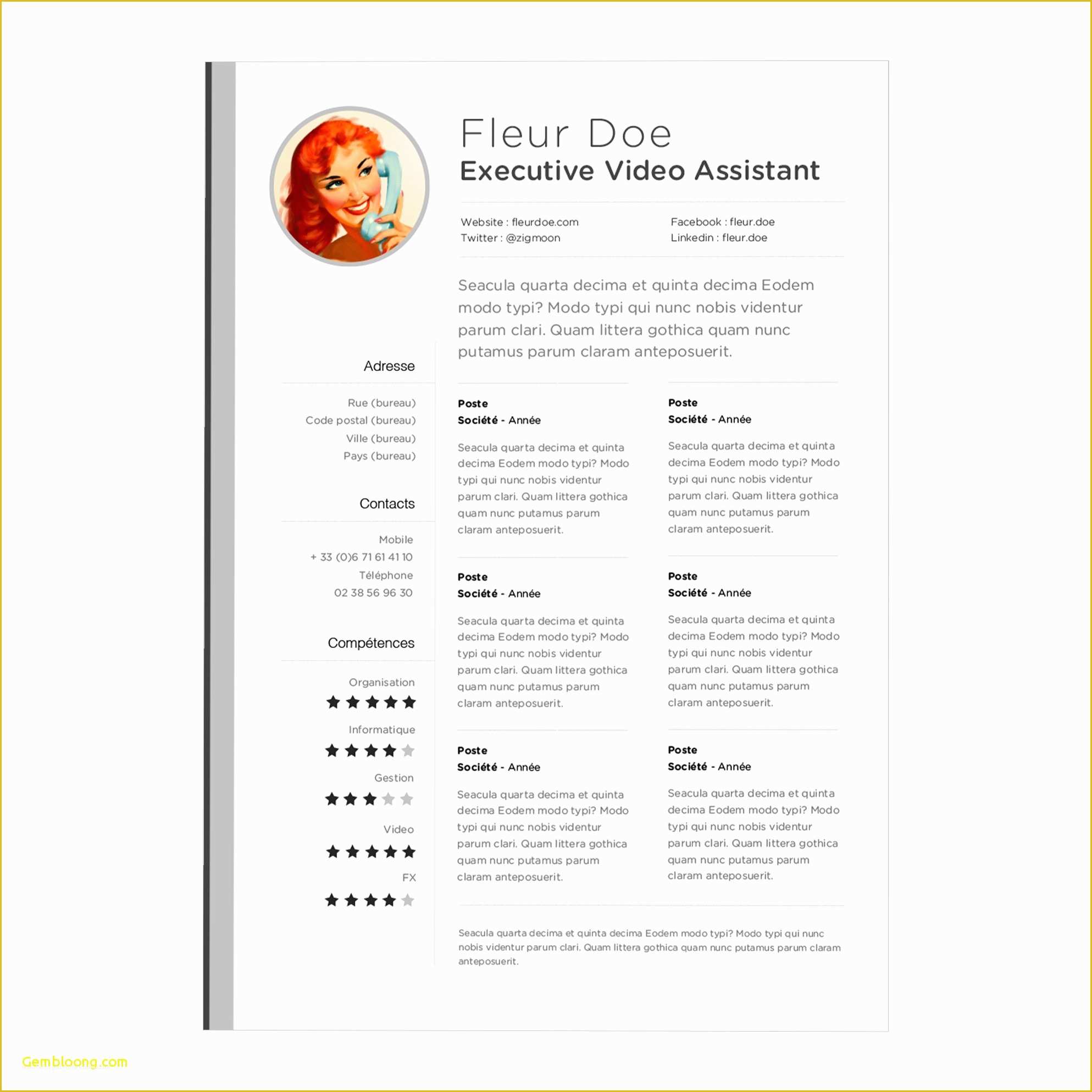 Free Apple Pages Resume Templates Of Free Resume Templates for Mac
