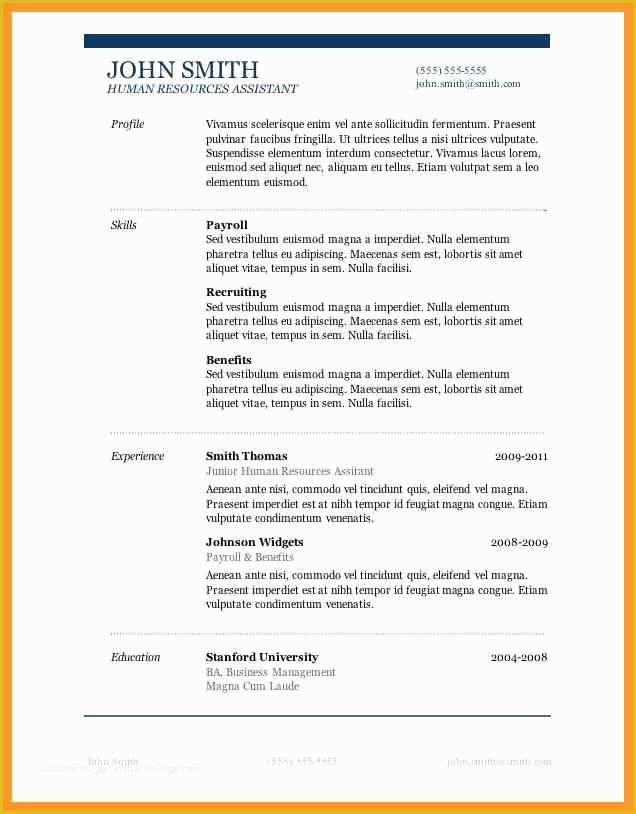 Free Apple Pages Resume Templates Of Resume Templates for Mac Pages Free