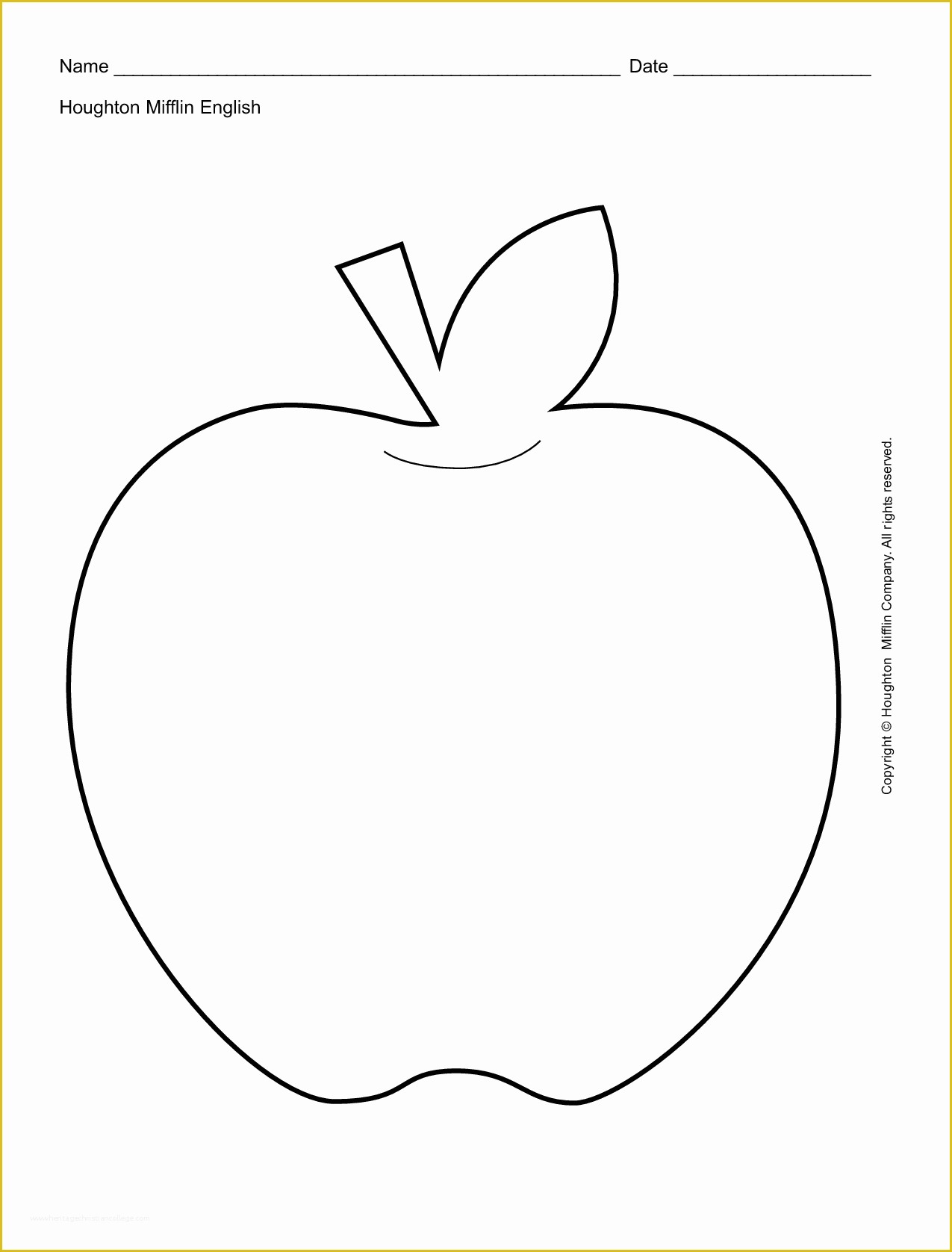 Free Apple Pages Templates Of 6 Best Of Free Printable Apple Template Free