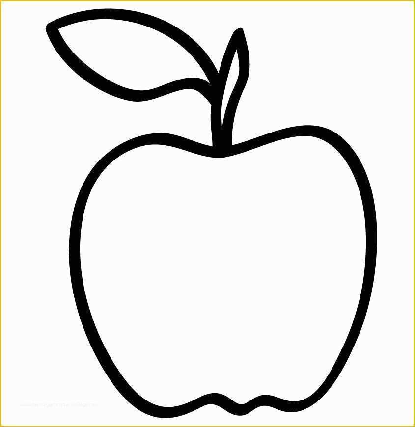 Free Apple Pages Templates Of 7 Best Of Printable Apple Template Preschool Free