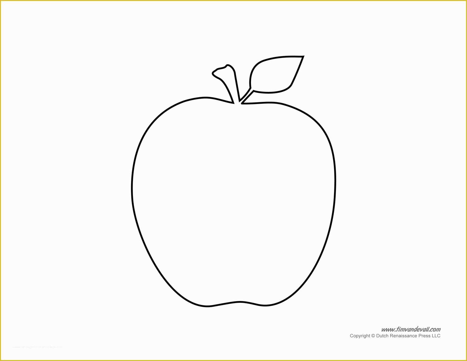 Free Apple Pages Templates Of 7 Best Of Printable Apple Template Preschool Free
