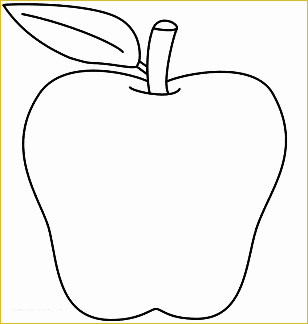 Free Apple Pages Templates Of Free Printable Apple Coloring Pages for Kids