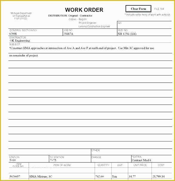 Free Appliance Repair Invoice Template Of Appliance Repair Invoices Custom forms Service order