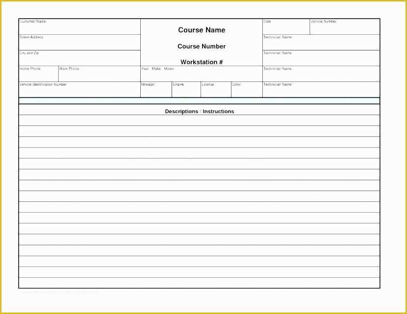 Free Appliance Repair Invoice Template Of Repair Receipt Template Auto Repair Receipt Templates