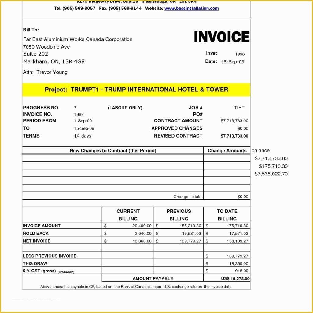 Free Application for Payment Template Of Aia Billing Template and Application for Payment Template