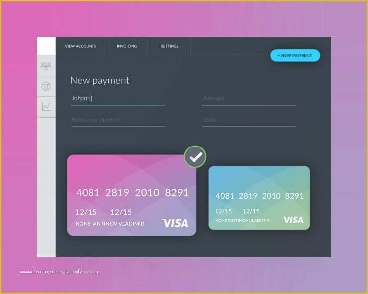 Free Application for Payment Template Of Payment form Ui Template Free Psd Download Psd