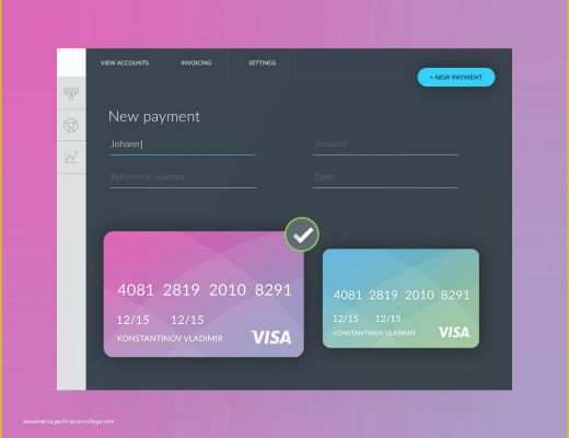 Free Application for Payment Template Of Payment form Ui Template Free Psd Download Psd