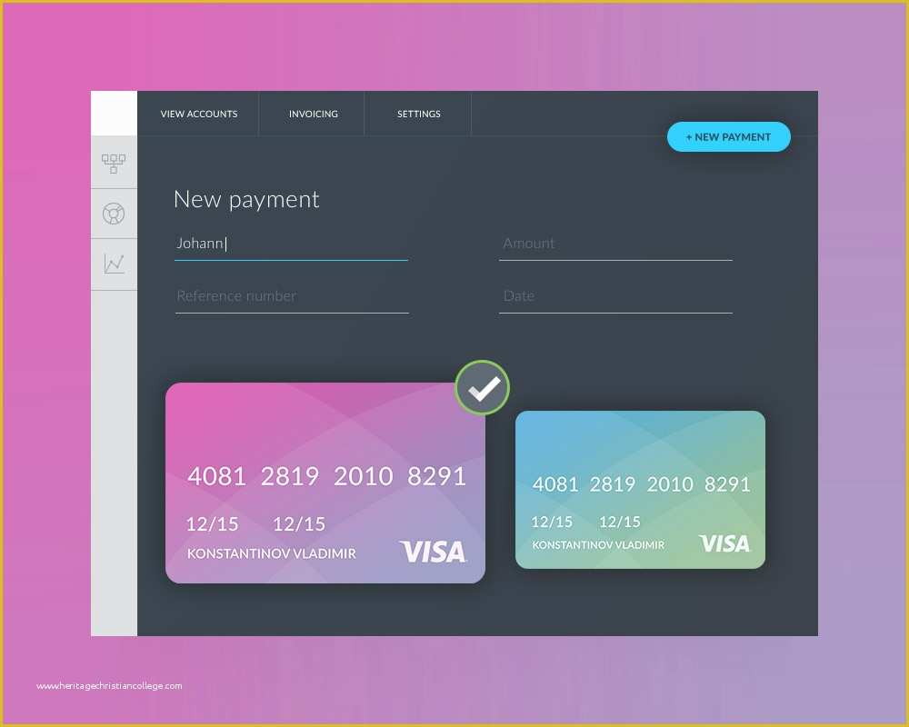 Free Application for Payment Template Of Payment form Ui Template Free Psd Download Psd