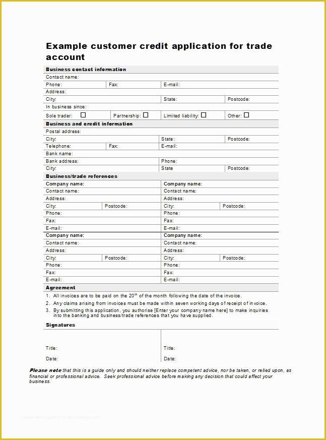 Free Application form Template Of 45 Free Credit Application form Templates & Samples Free