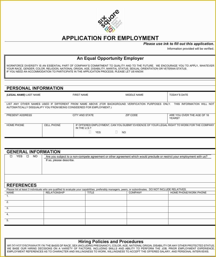 Free Application form Template Of 50 Free Employment Job Application form Templates