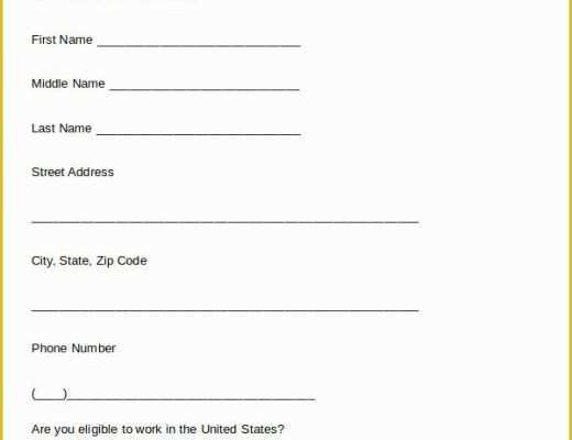 Free Application form Template Of Blank Job Application 8 Free Word Pdf Documents