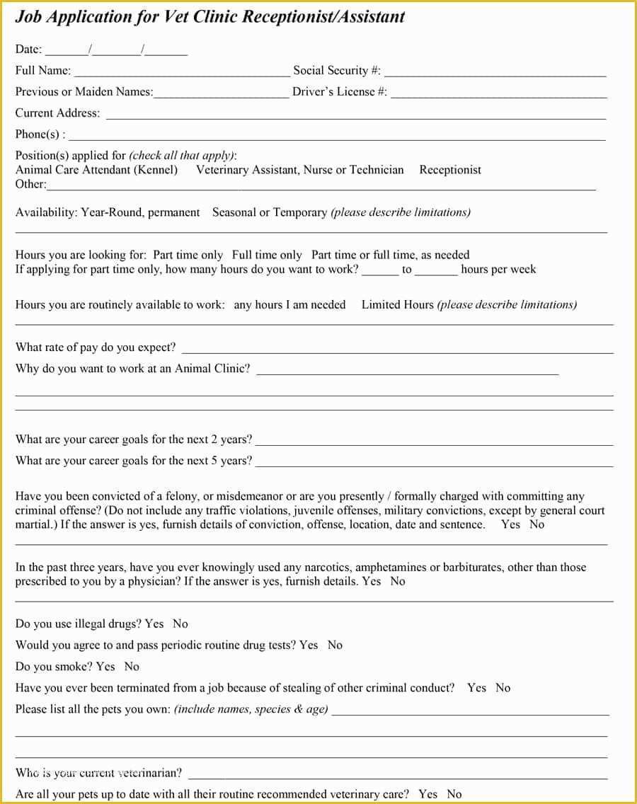 Free Application Template Of 50 Free Employment Job Application form Templates