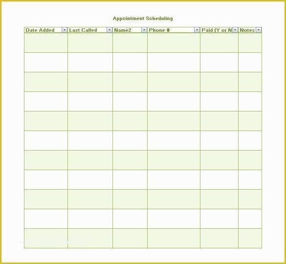 Free Appointment form Template Of 24 Appointment Schedule Templates Doc Pdf
