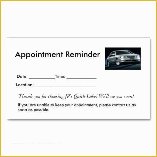 Free Appointment form Template Of 9 Best Of Reminder Card Templates Printable