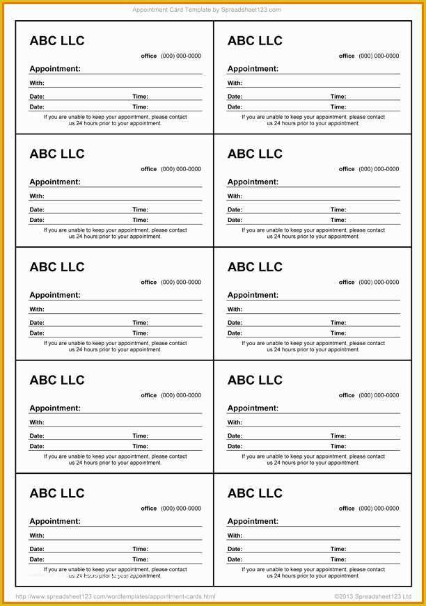 Free Appointment form Template Of Daily Appointment Sheet Template Templates Resume