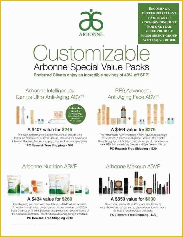 Free Arbonne Flyer Templates Of 25 Best Arbonne Preferred Client Savings Images On