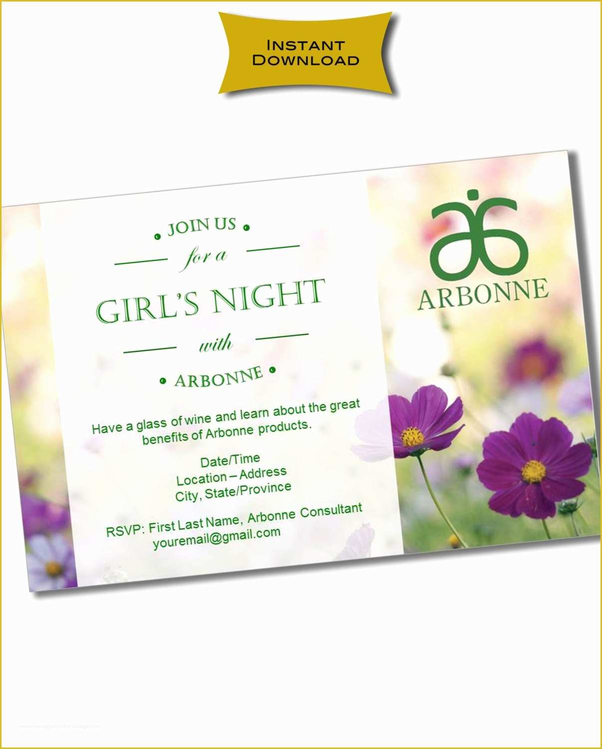 Free Arbonne Flyer Templates Of Arbonne Invitations Gallery