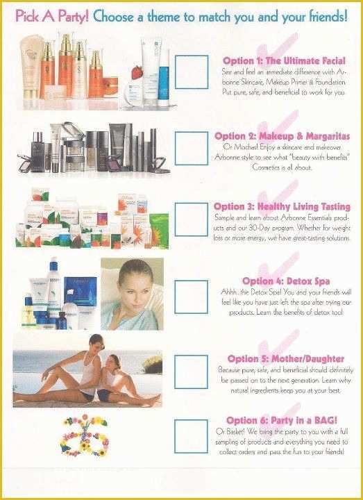 Free Arbonne Flyer Templates Of Arbonne Pick Your Party Flyer Let S Started