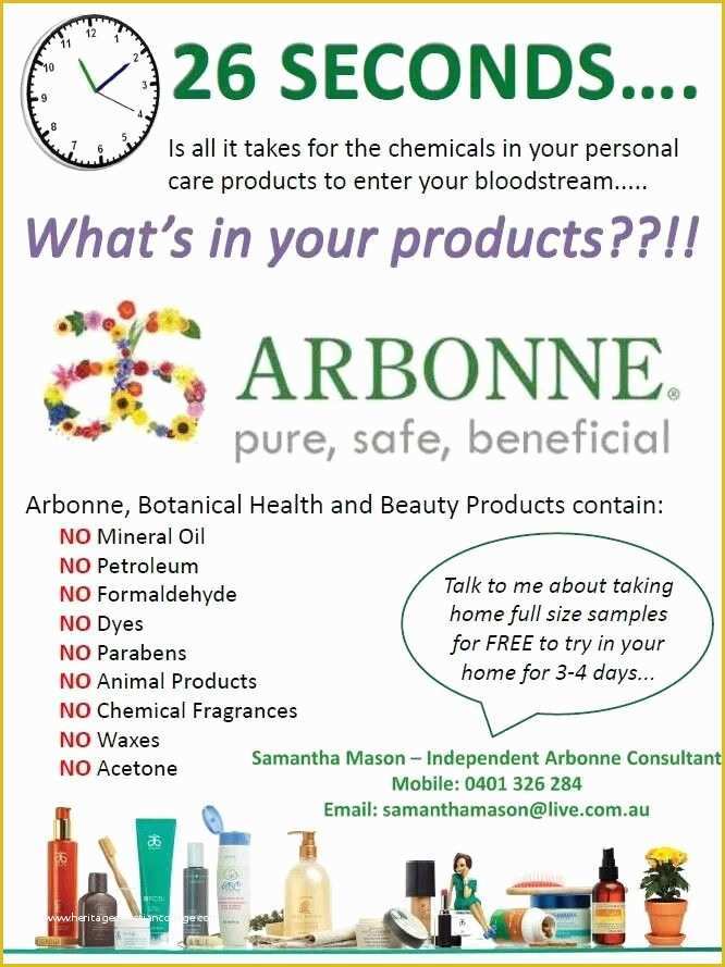 Free Arbonne Flyer Templates Of This Arbonne Business Has Changed My Life the Products