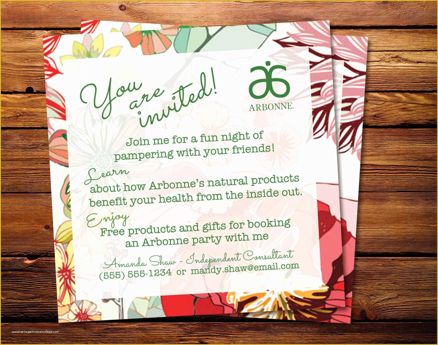 Free Arbonne Flyer Templates Of Unavailable Listing On Etsy