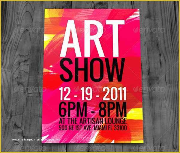 Free Art Class Flyer Template Of 23 Art event Flyer Free & Premium Psd Png Eps Vector