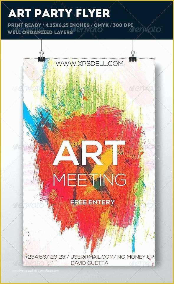 Free Art Class Flyer Template Of Art Flyer Template Art Gallery Artist Flyer Template Art