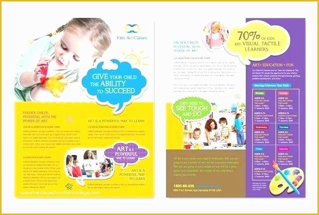 Free Art Class Flyer Template Of Free Art Class Flyer Template Kids Art Camp Flyer Template