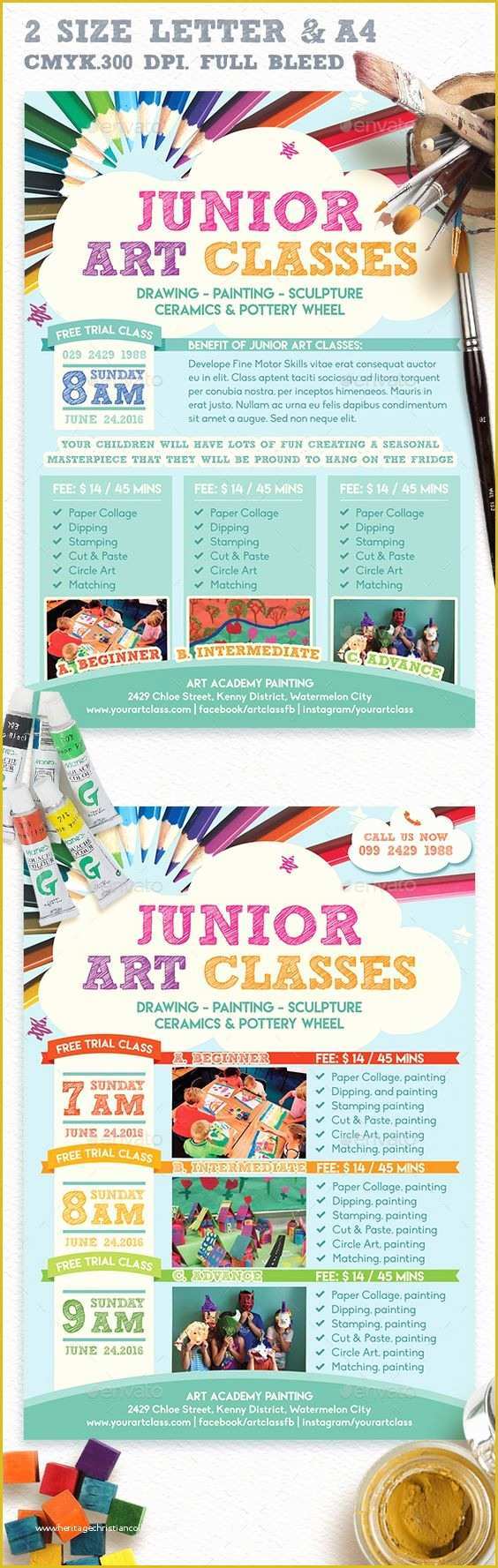 Free Art Class Flyer Template Of Pinterest • the World’s Catalog Of Ideas